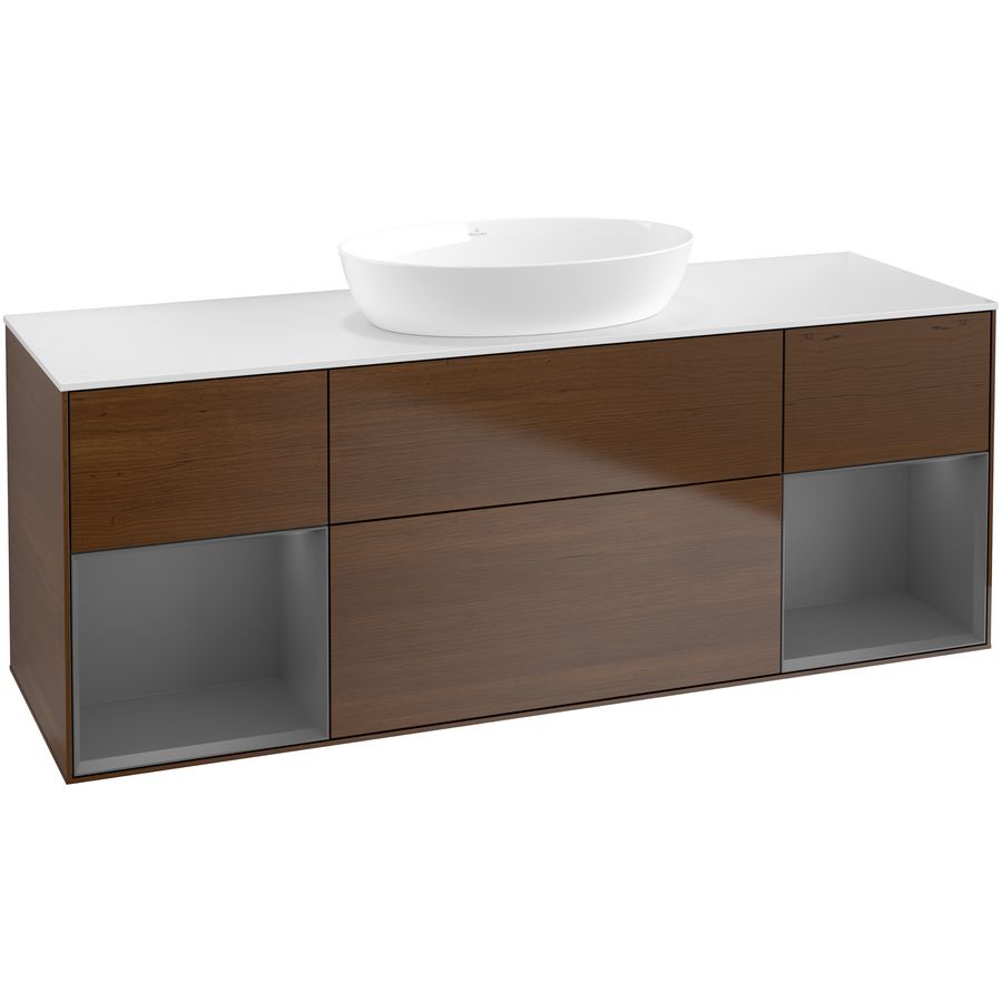 Wastafelonderkast Finion 1600x603x501mm W.Veneer FD01GKGN