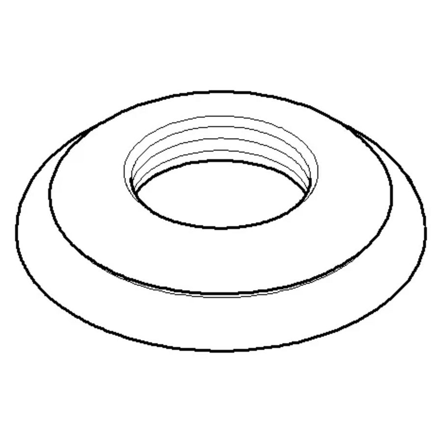 Rozet 55x10mm Dark Platinum gebors.