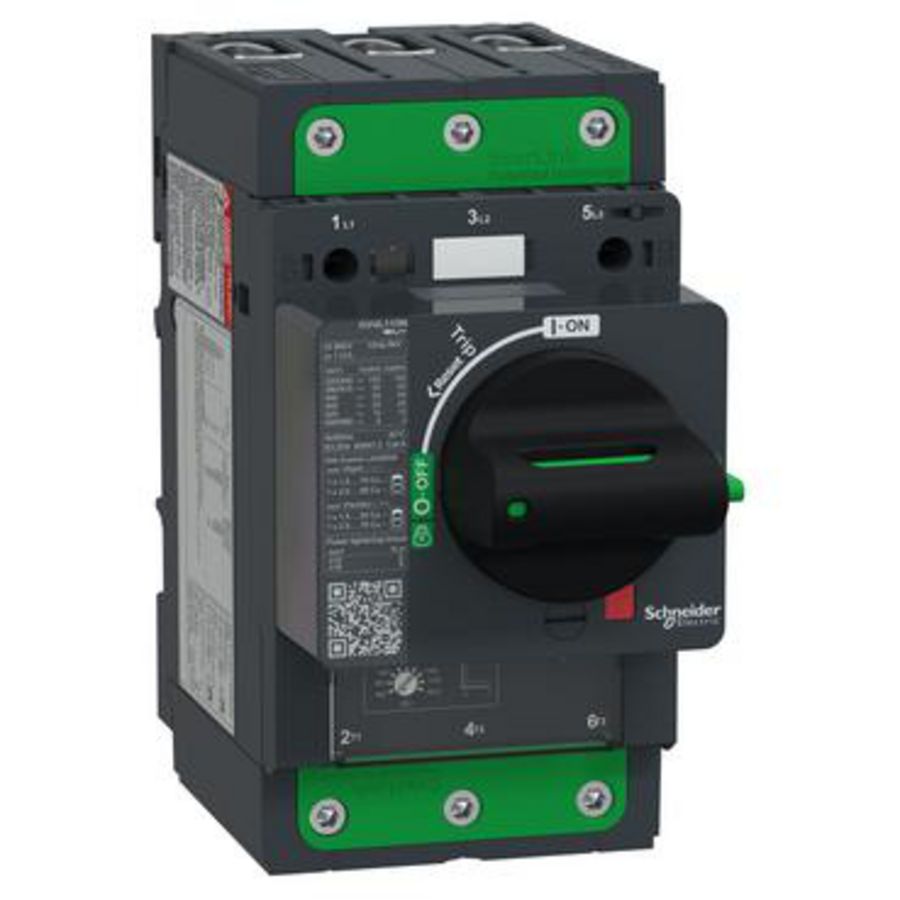 Vermogensschakelaar Magnetisch 115A 3P EverLink TeSys GV4