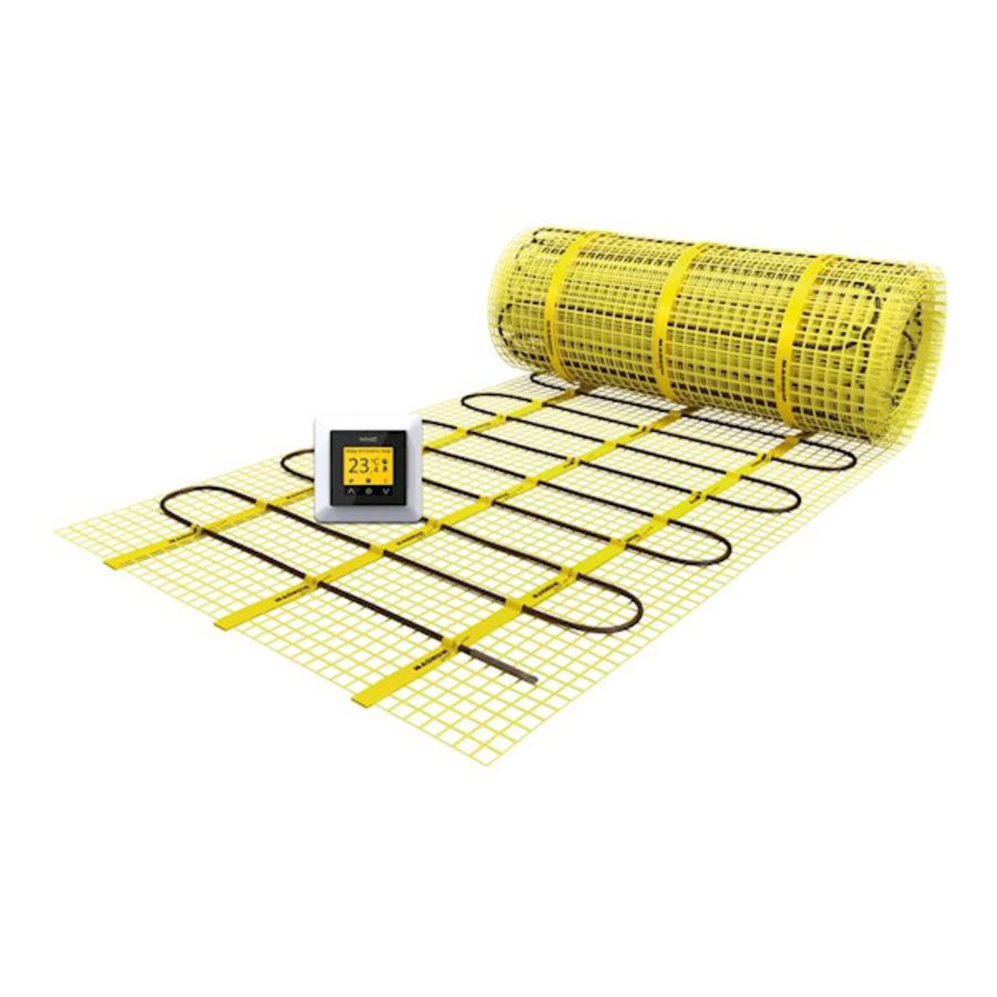 Set elektrische vloerverwarming MAT 150W 1m2 incl. WIFI thermostaat