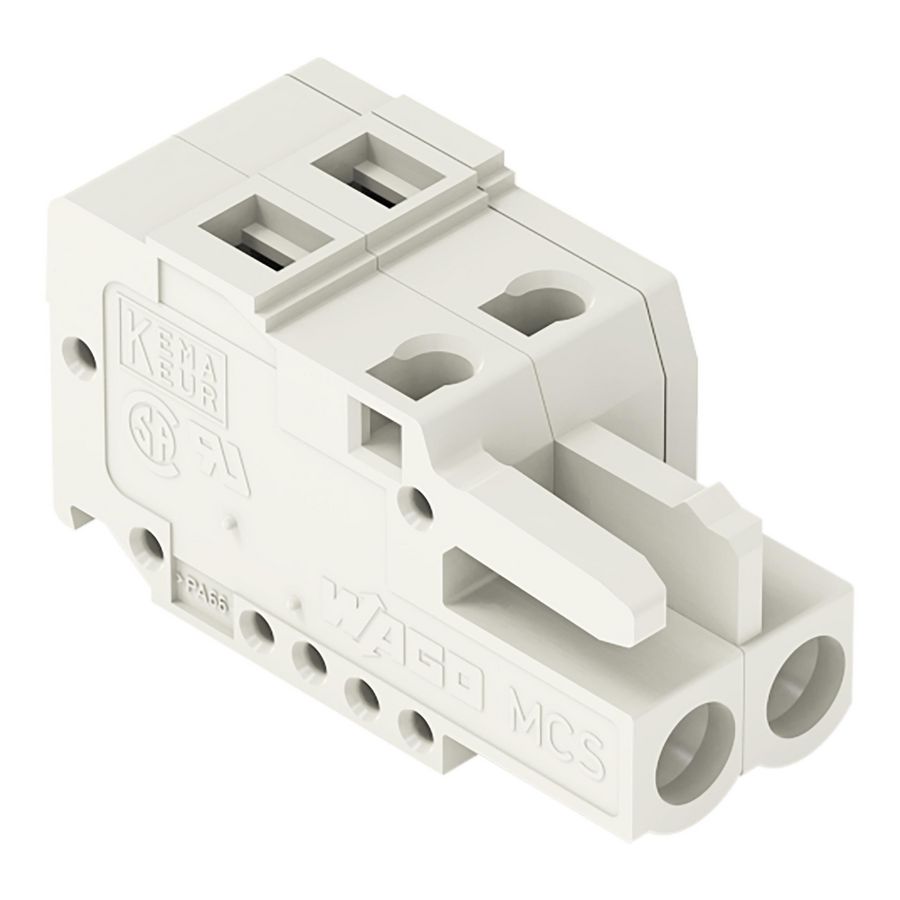 1-draads FE steker 2,5mm² li.grijs 721-102/026-000 VVE=100