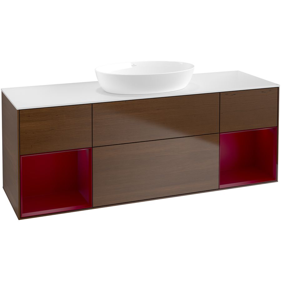 Wastafelonderkast Finion 1600x603x501mm W.Veneer FD01HBGN