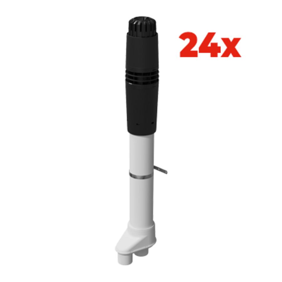 KPW-actie Pallet a 24st. dakdoorvoer Rolux 5G HR T120 PP par. 80-80 1280mm R131 (0184403) Ubbink