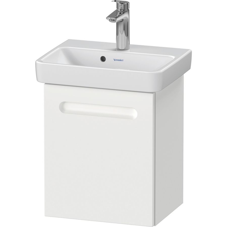 No.1 Wastafelonderb hang wit Mat 390x346x478mm deuraansl.LI