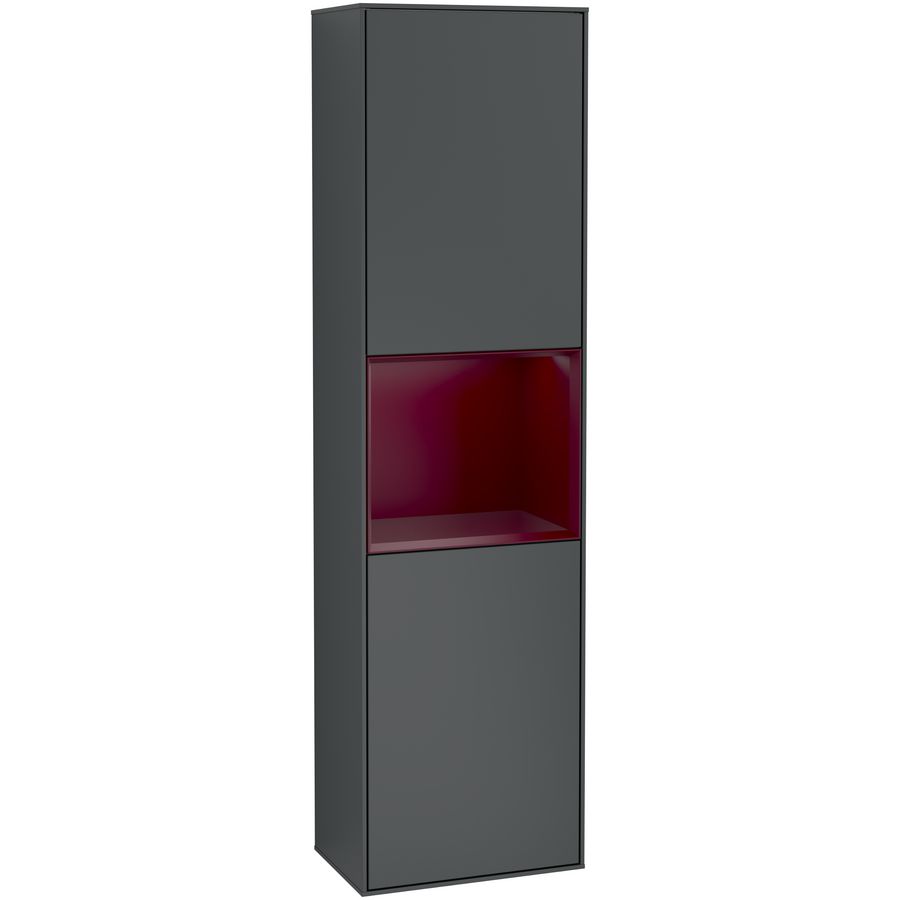 Hoge kast Finion 418x1516x270mm Mid.Blue Matt Lacquer F470HBHG