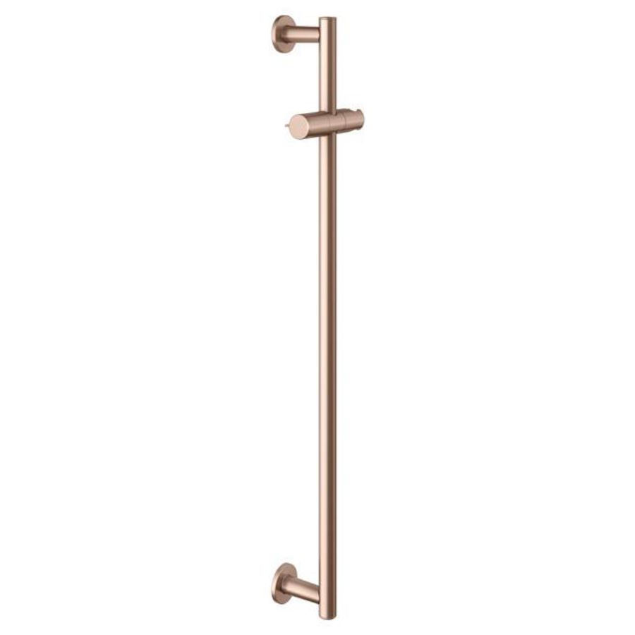 Douchestang rond doucheglijstuk 855mm rood goud geborsteld
