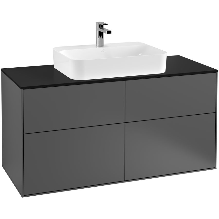 Wastafelonderkast Finion 1200x603x501mm Antr. Matt Lacquer G38200GK