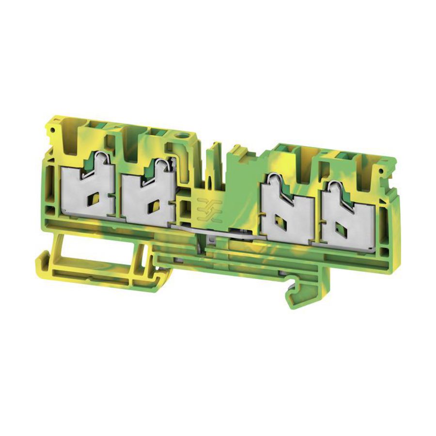 Aardklem PE SNAP IN groen/geel 4mm² 1000V 2874900000 VVE=50