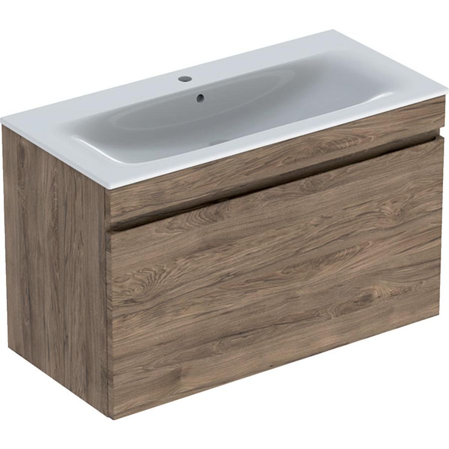 RenovaPlan set slim wastafel 100+onderk noot hick+folie