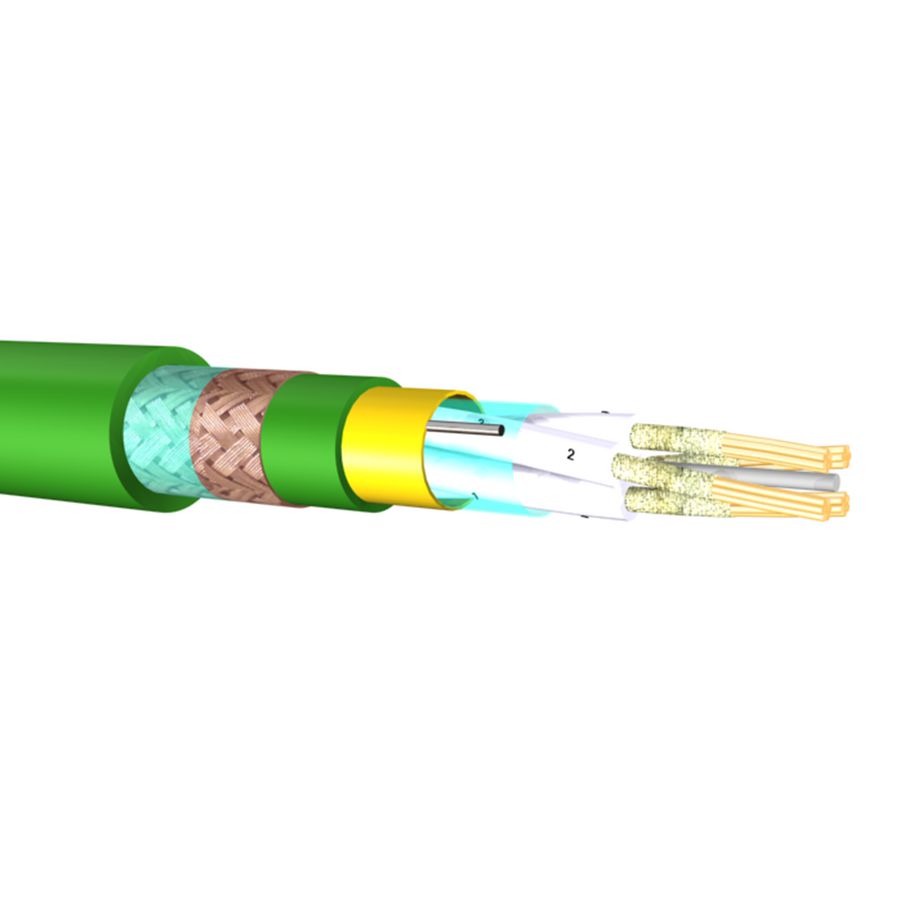 Haspel a 500m. BIOI fr 0,6/1kV gn# 3x1,5/4mm² s