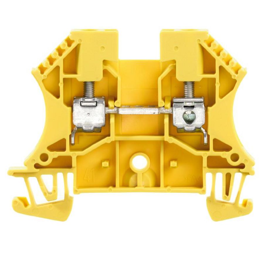 Doorvoerklem geel 4mm2 32 A 80 VVE=100