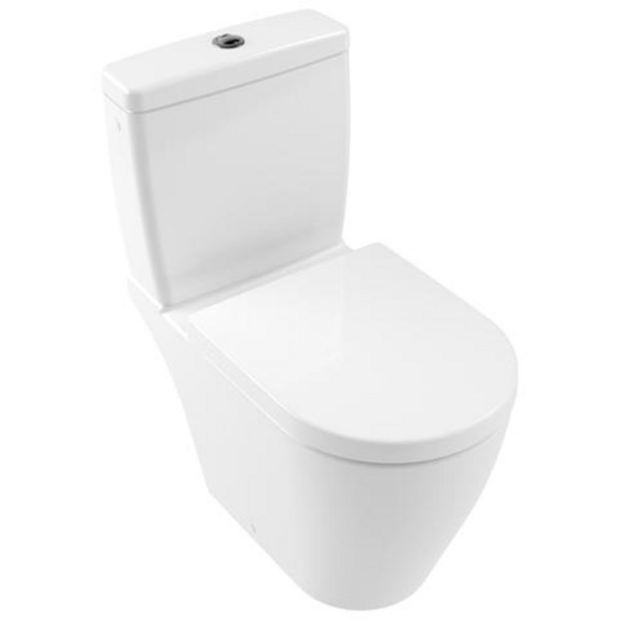 Avento closetzitting met deksel wit met softclose / quickrelease