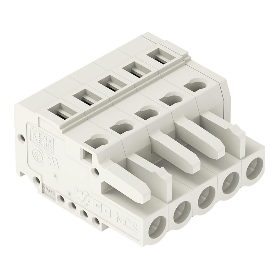 1-draads FE steker 2,5mm² li.grijs 721-105/026-000 VVE=100