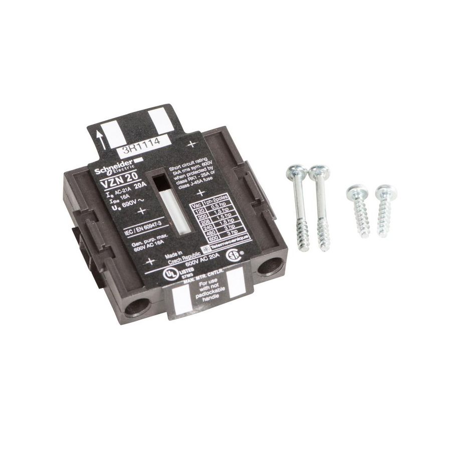 Hoofdschakelaar modul haupcontact