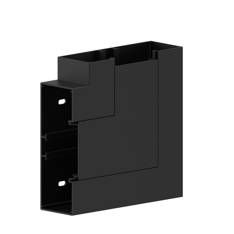 Verticaal hoekstuk GGK BR/A/S 60x170/80 ZK1st zwart RAL9005