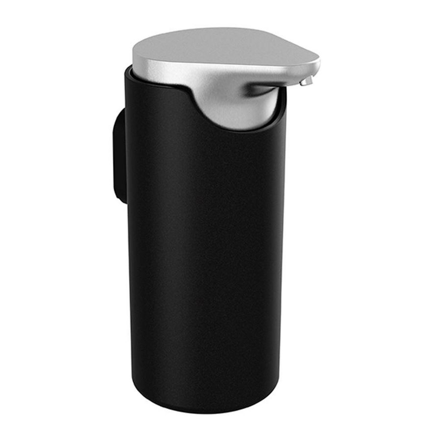 Zeepdispenser geborsteld staal/zwart Style