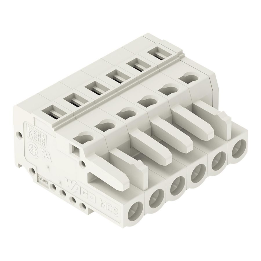 1-draads FE steker 2,5mm² li.grijs 721-106/026-000 VVE=50