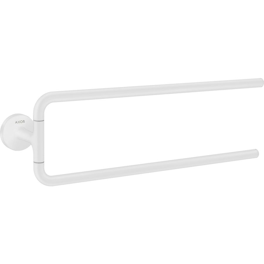 AXOR Universal Circular 2-lids handdoekrek mat wit