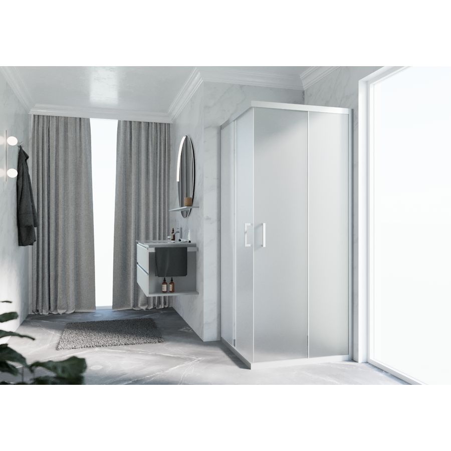 Zephyros 2.0 Hoekin.107 Ver.107-110 Satin Glas Matchroom