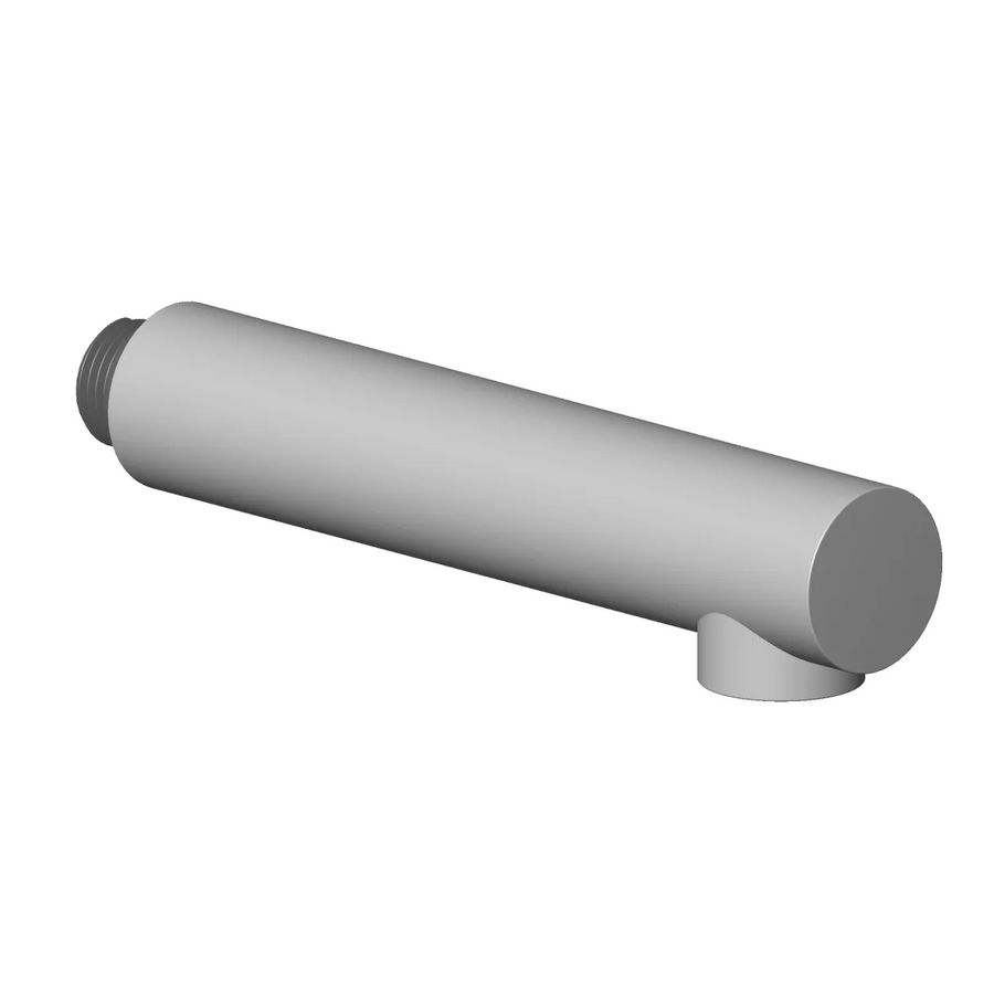 Spoeldouche 30x35x168mm Dark Platinum geborsteld