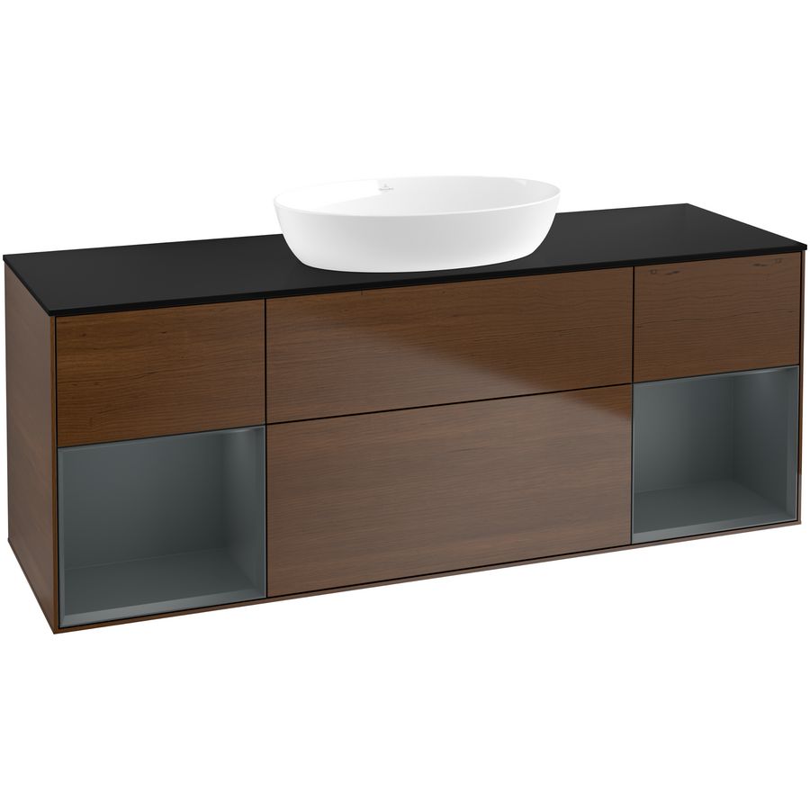 Wastafelonderkast Finion 1600x603x501mm W.Veneer FD02HGGN