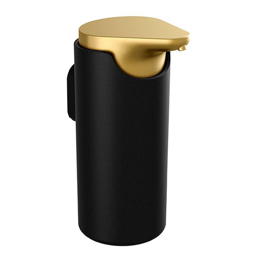 Zeepdispenser geborsteld messing/zwart Style