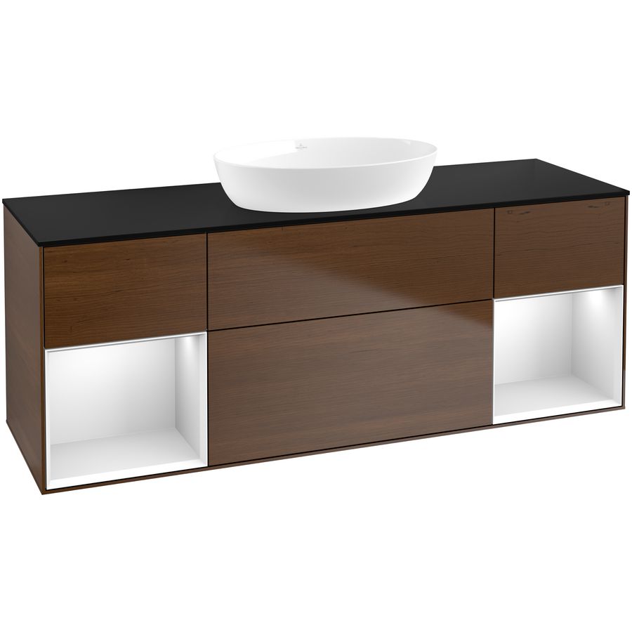 Wastafelonderkast Finion 1600x603x501mm W.Veneer FD02MTGN