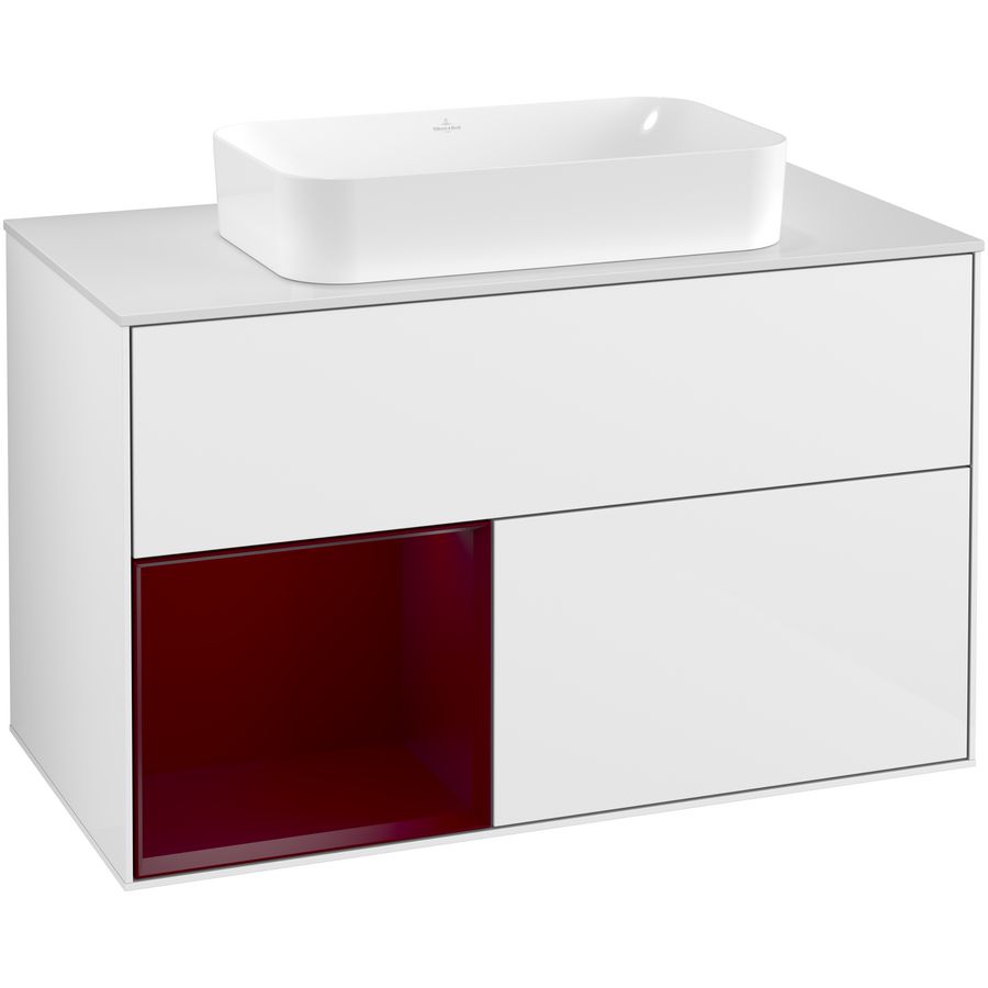 Wastafelonderkast Finion 1000x603x501mm G.White.L G241HBGF