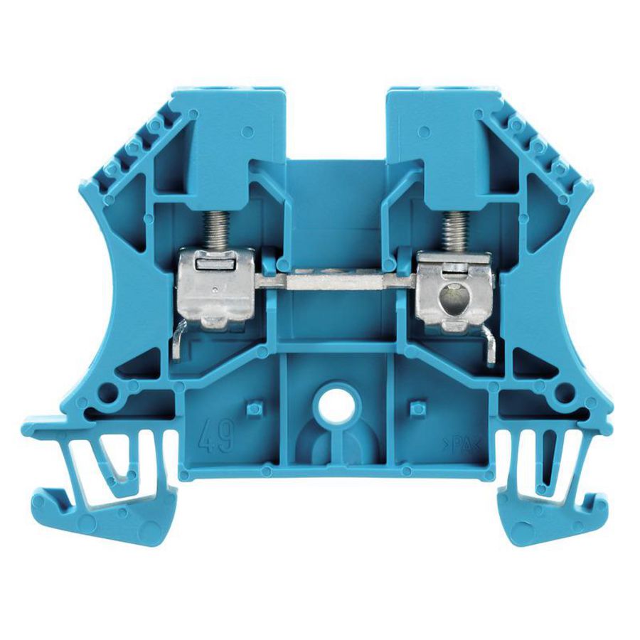 Doorvoerklem blauw 4mm2 32 A 800 1020180000 VVE=100