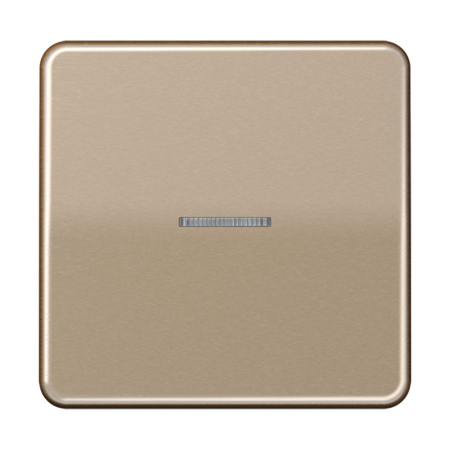 Tastafdekking 1voudig CD500 goudbrons KNX RF