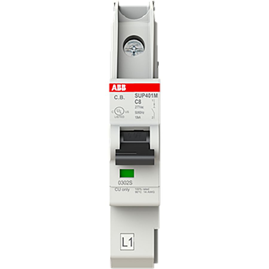 UL489 MCB SMISSLINE TP 1P 8A C