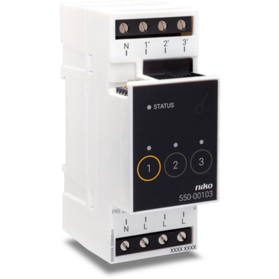 Schakelmodule Home Control drie verschillende kringen