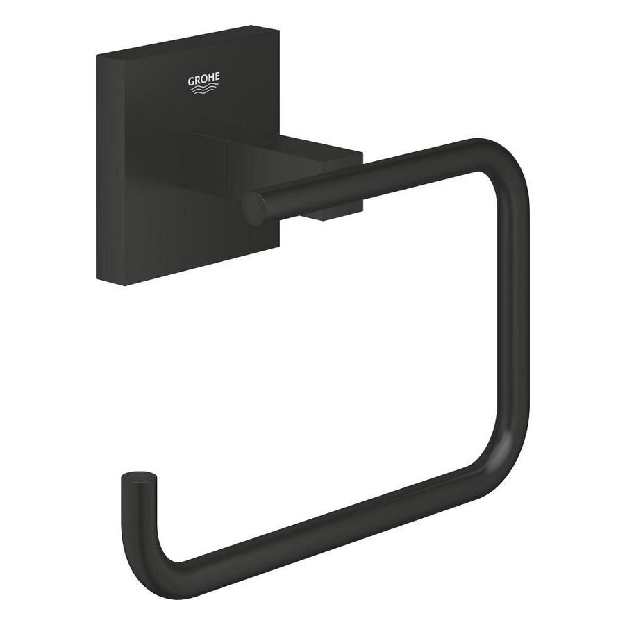 Start Cube toiletrolhouder mat zwart