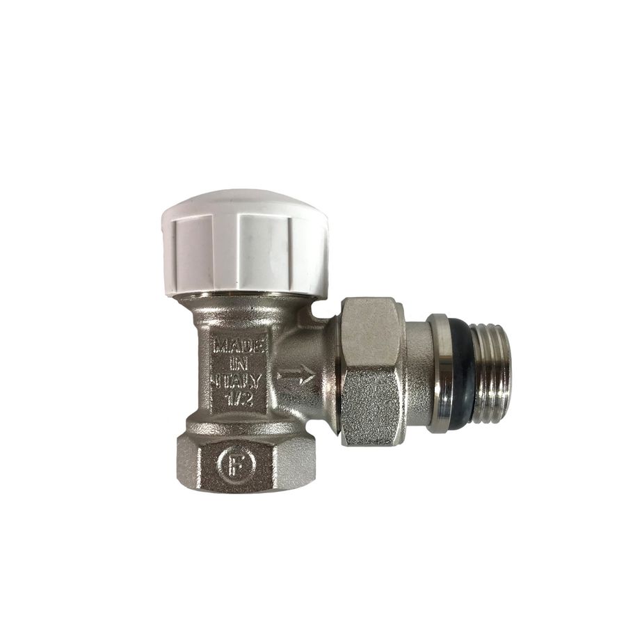 Pro Thermostatische radiatorkraan haaks 1/2" BIN x 1/2" BUI
