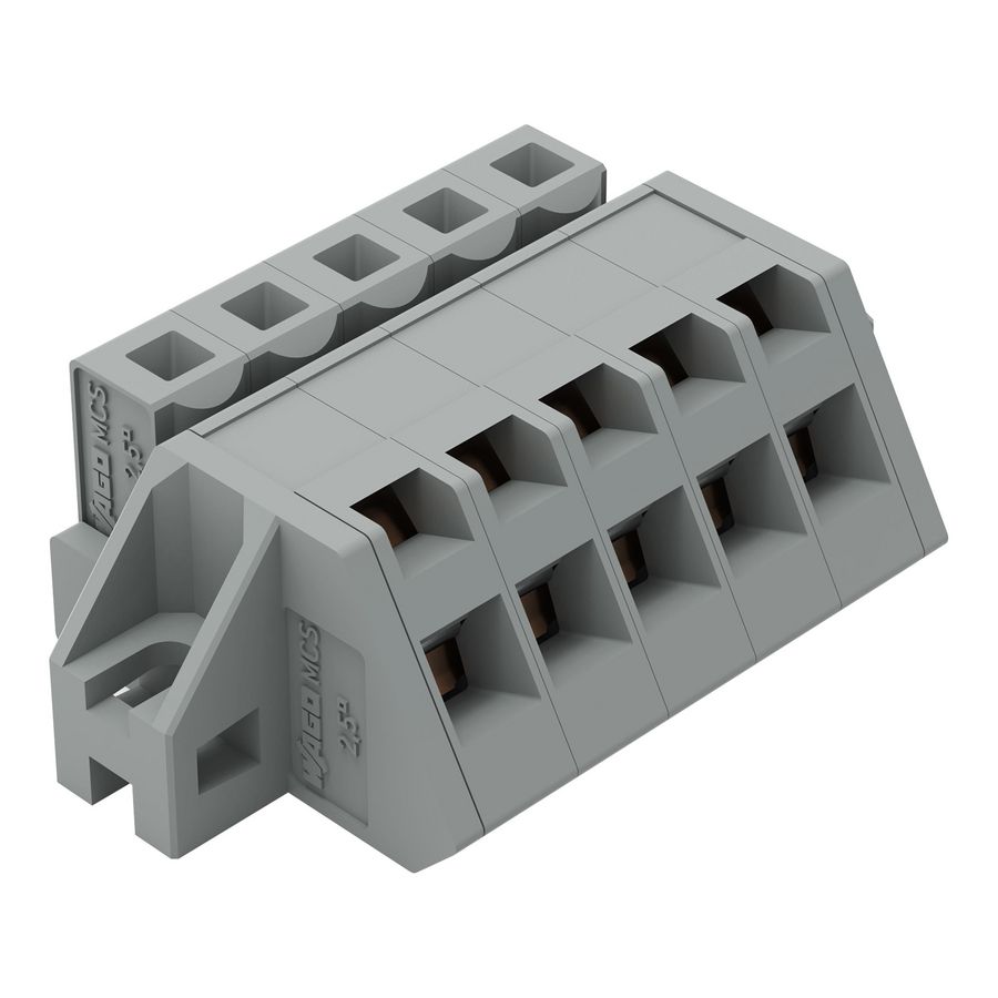 1-draads FE steker HA 2,5mm² grijs 731-505/031-000 VVE=50