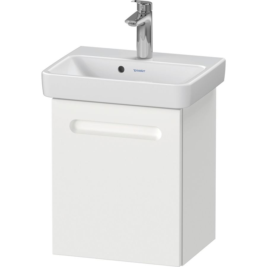No.1 Wastafelonderb hang wit Mat 390x346x478mm deuraansl.RE