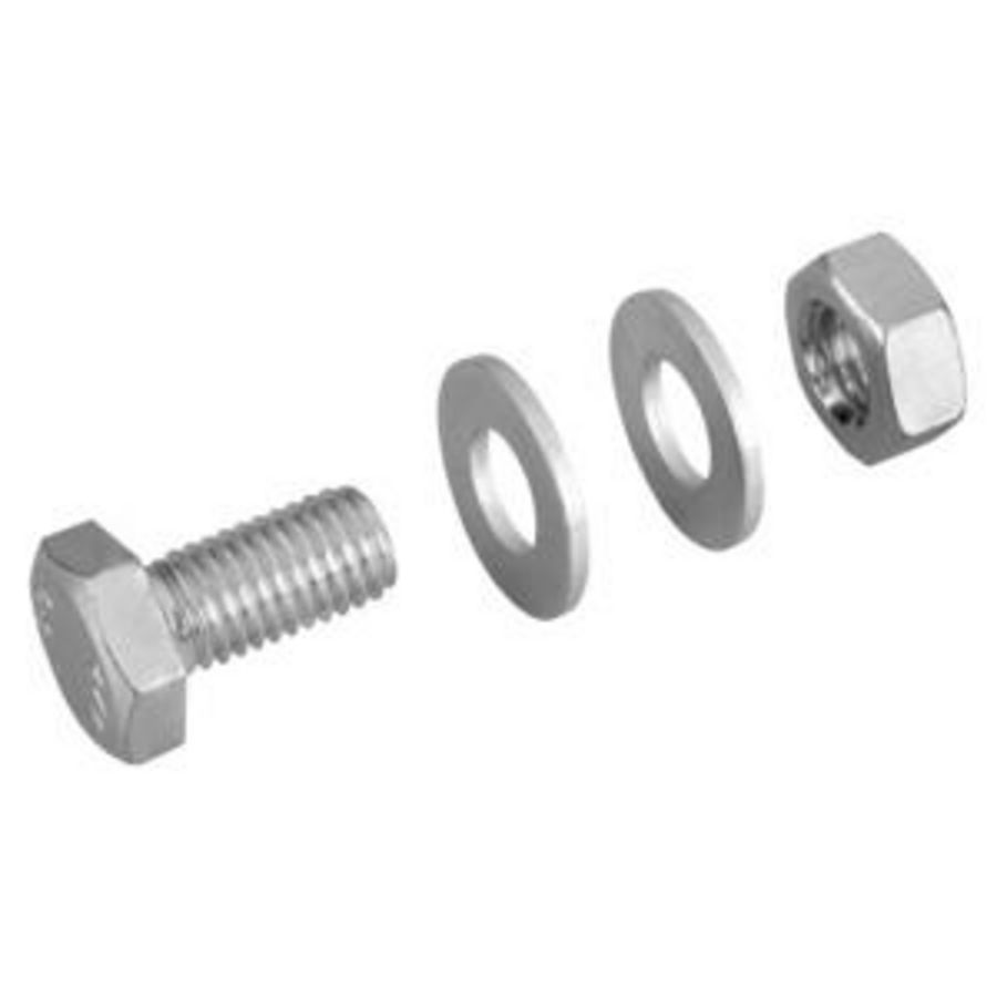 BOUT H M8 x 60 + 2 RINGEN M8-HDG AFWERKING VVE=100