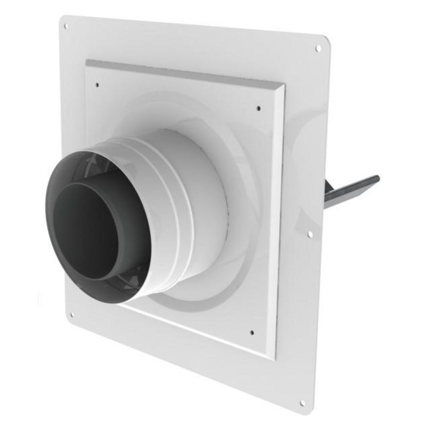 Schachtaansluiting Flexline PP 80 90 ° + ondersteuning