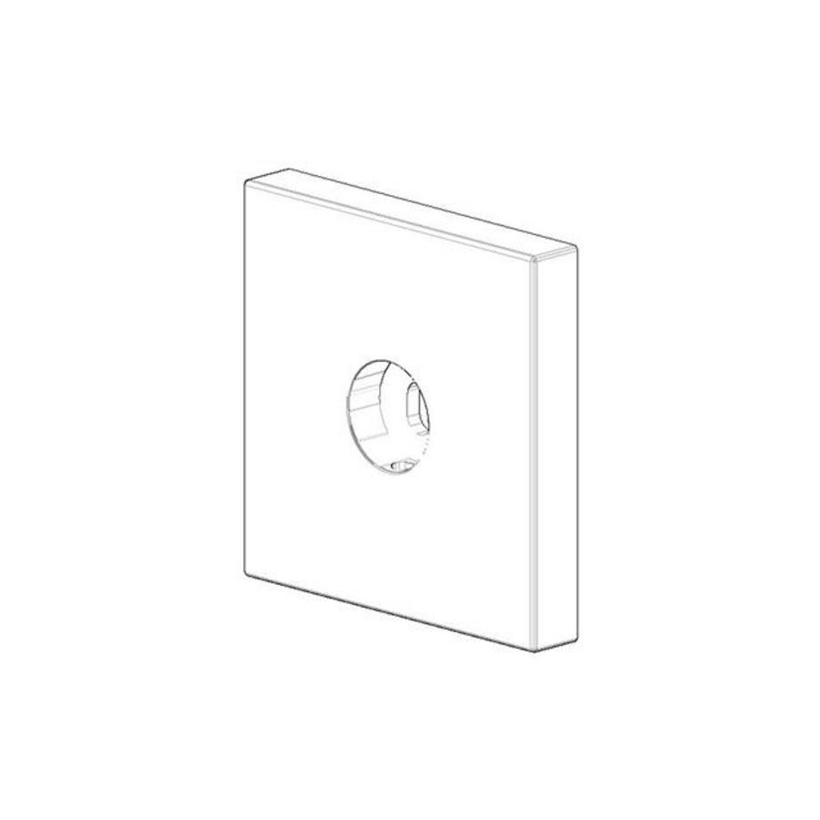Houder v. douchegarnituur Symetrics 60x60x25mm Cyprum