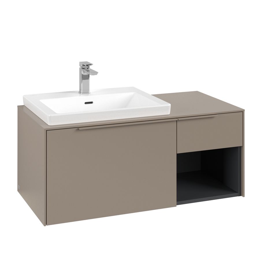 Wastafelonderkast Subway 3.0 1001x422,5x516mm Taupe C572L2VM