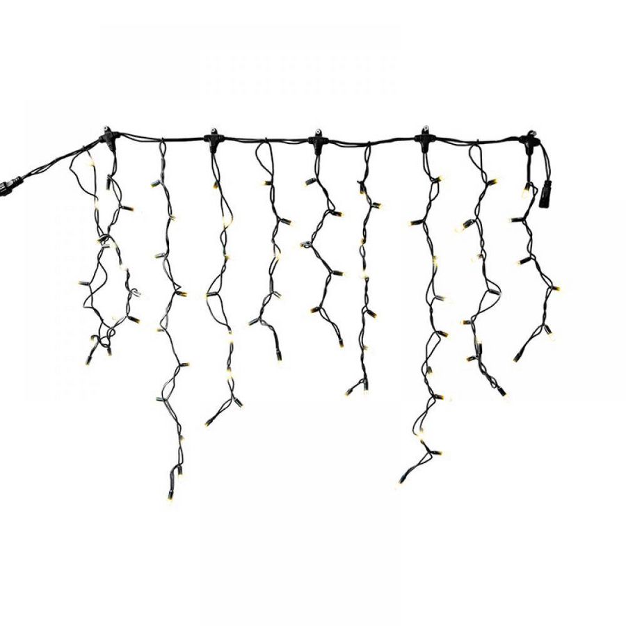 IJspegelverlichting PS230 2x0,8mtr. zwarte draad 3000K WW