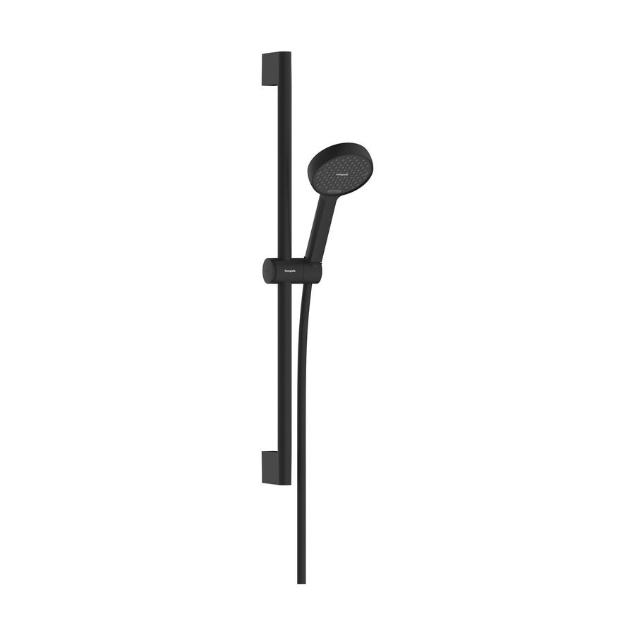 Doucheset Activera Select S 95 2 straalsoorten +glijstang 65cm mat zw.