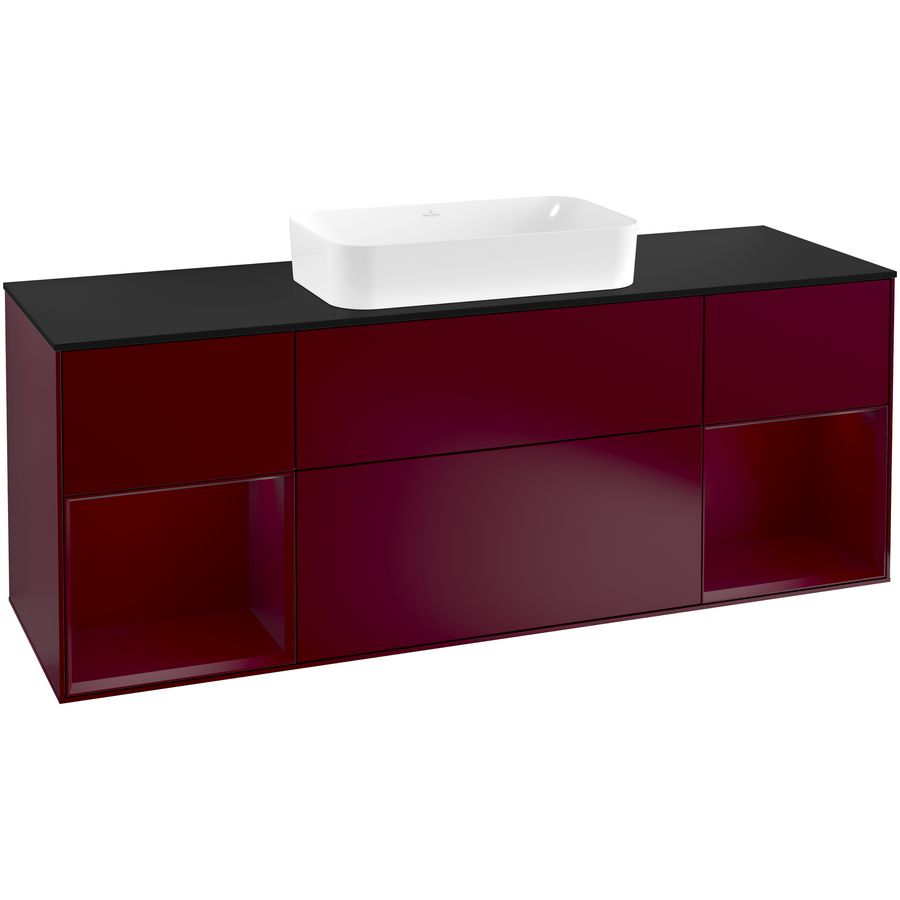 Wastafelonderkast Finion 1600x603x501mm Peony Matt Lacquer G332HBHB