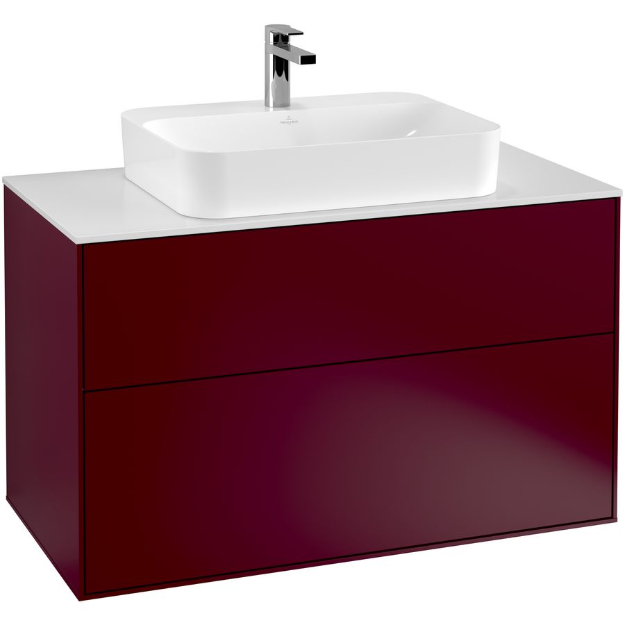 Wastafelonderkast Finion 1000x603x501mm Peony Matt Lacquer G35100HB