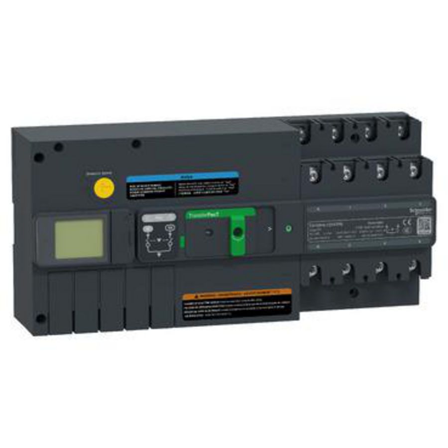 125A 4P HMI LCD Transfer Switch TransferPacT Active Automat.