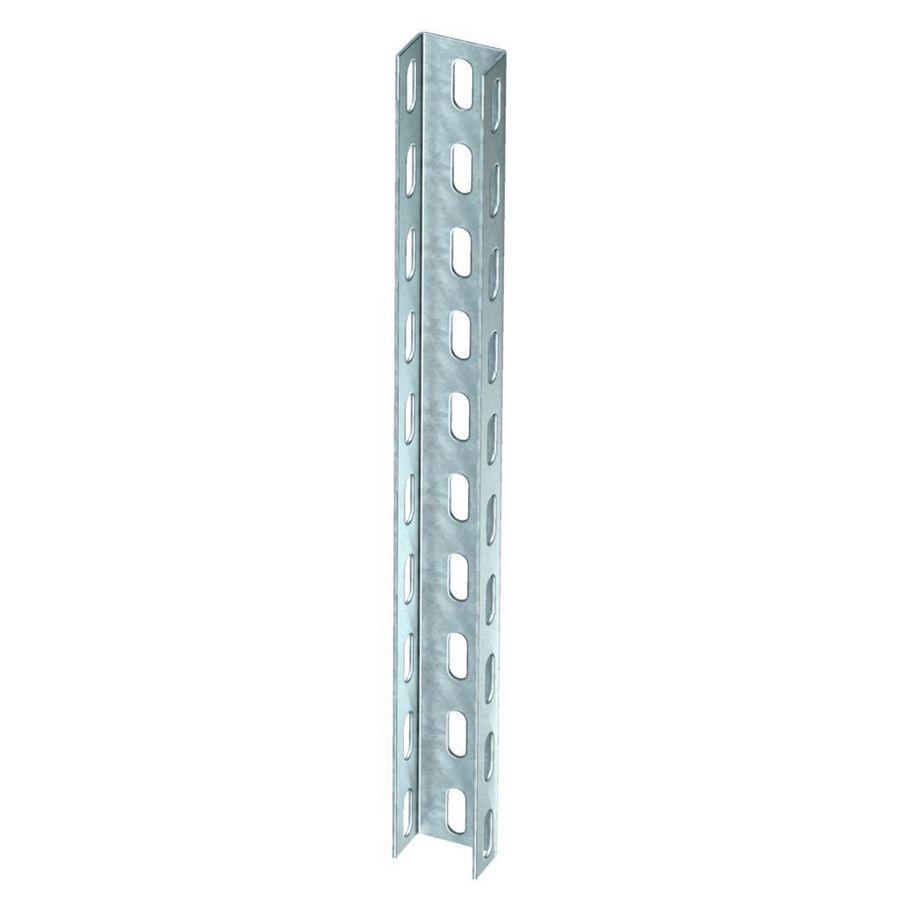 U-profiel 3-zijdig geperforeerd 50x30x1500
