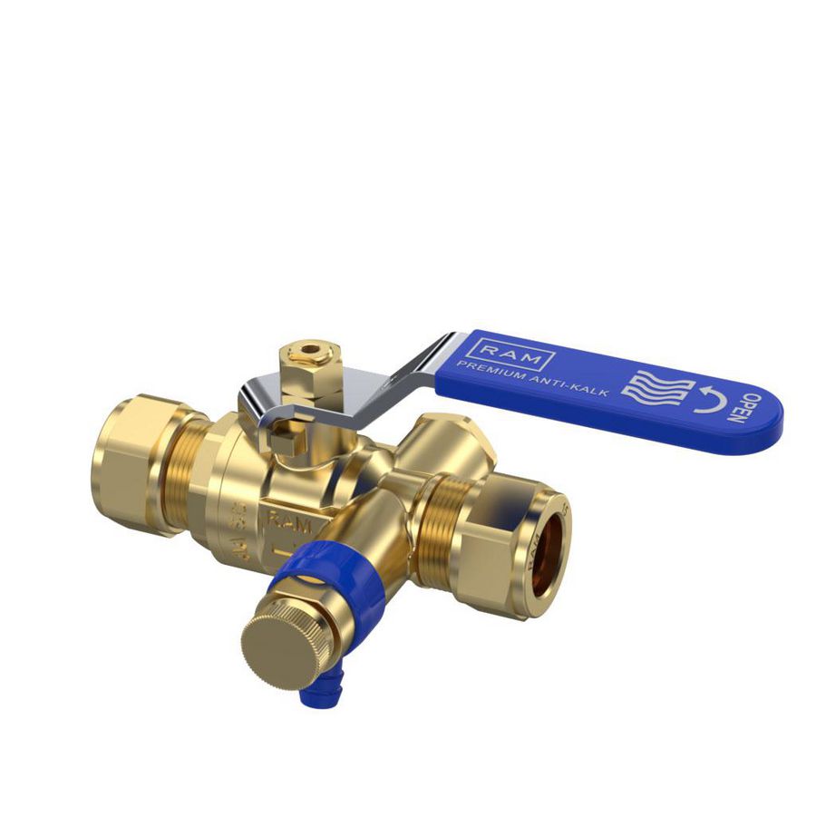 Kogelkraan S28 Premium 15mm knel DN15 aftap