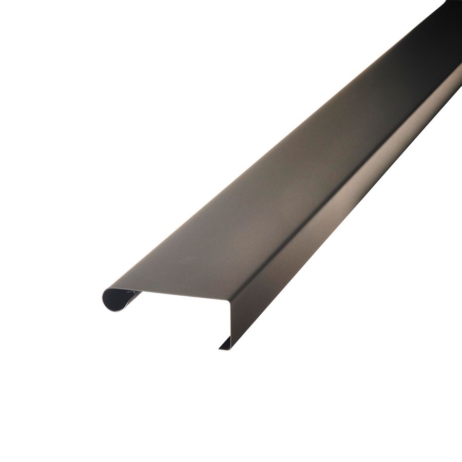 Lengte a 3mtr. zinken Quick-fix GRANUM deklijst 95/40mm 90°