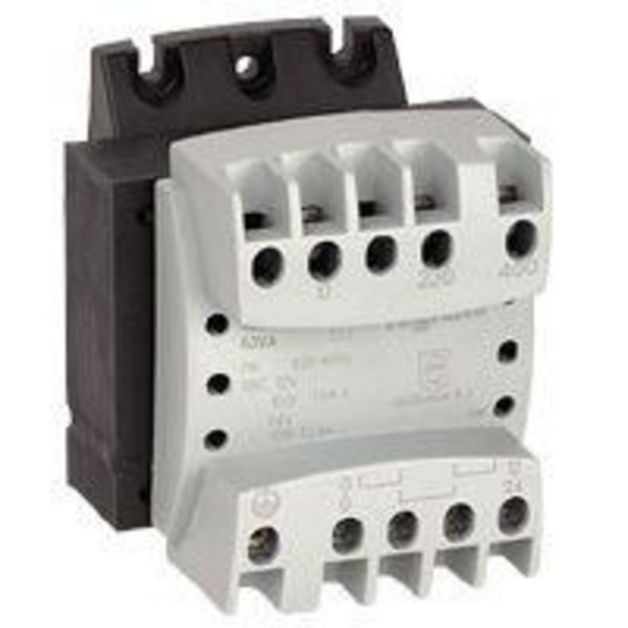 Veiligheidstransformator 230-400V-12-24V 100VA prim.230V