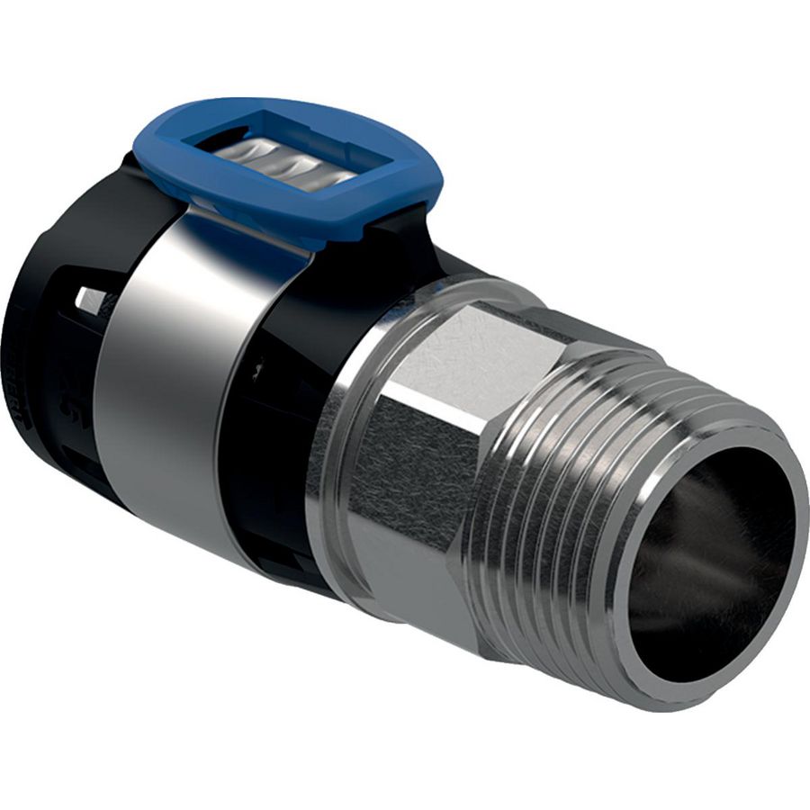 Puntstuk FLOWFIT pers 20x1/2"bt.dr. rvs